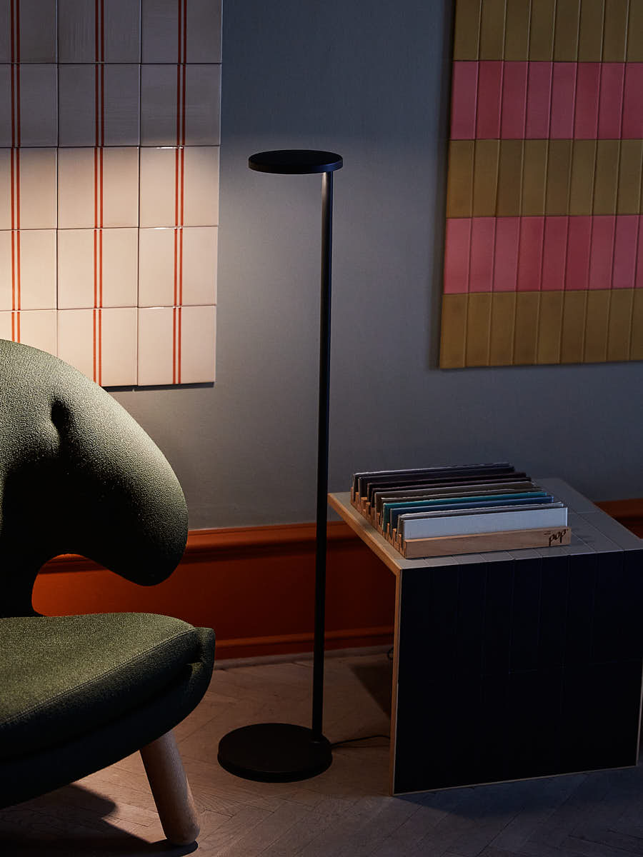Oblique Floor Lamp Anthracite Matt Flos SINGLE PIECES