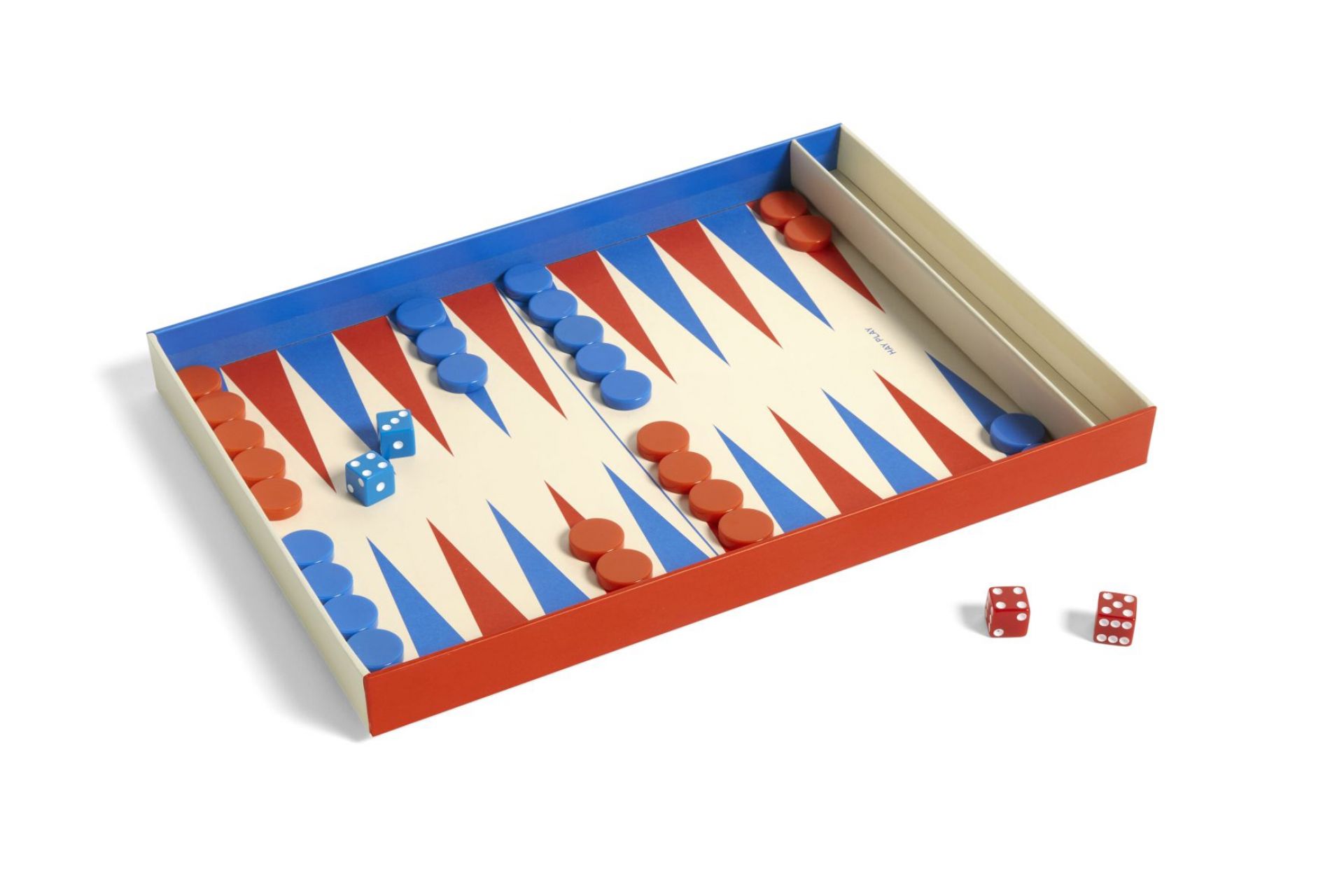Play Backgammon Off-white Hay SINGLE PIECES