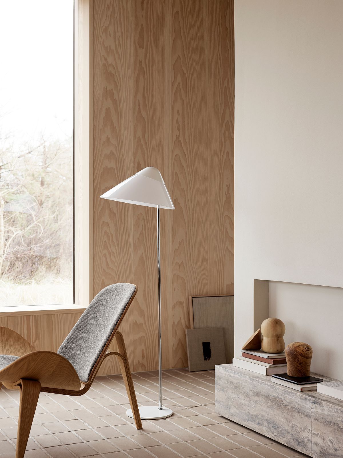 HJW03 Opala Floor Lamp Midi Floor Lamp Carl Hansen & Søn