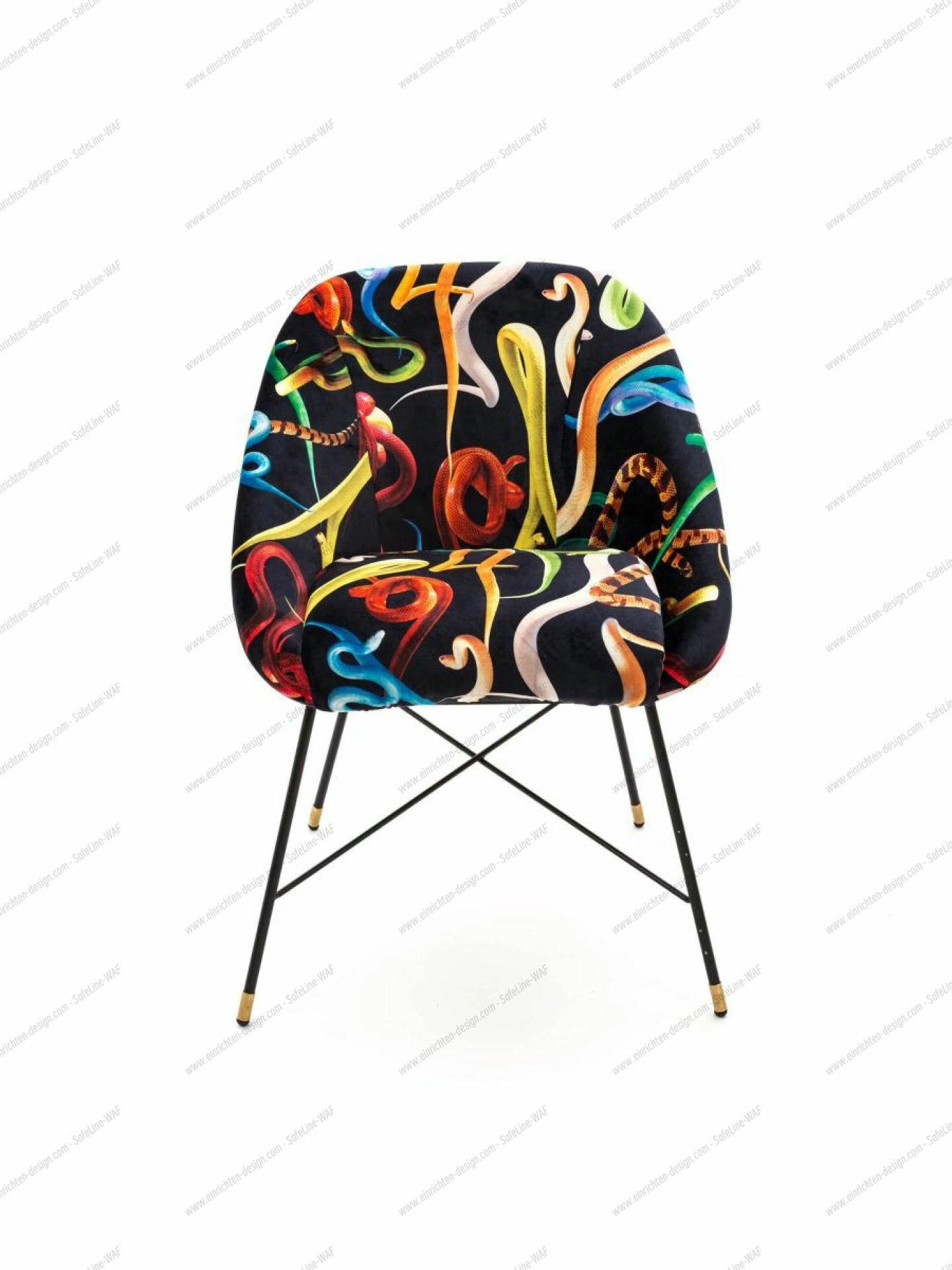 Toiletpaper Padded Chair Snakes Seletti Toiletpaper Padded Chair Snakes Seletti