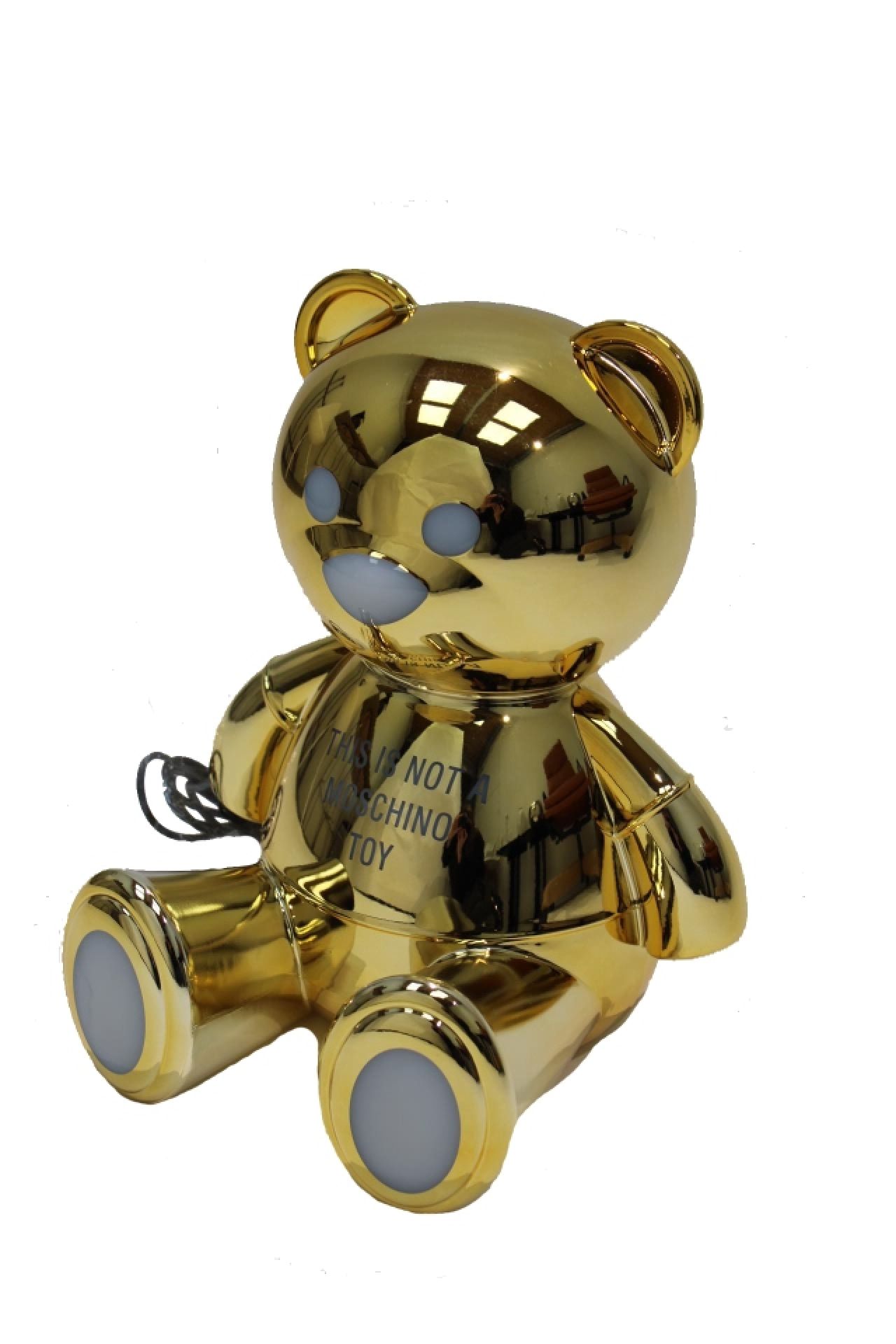 Toy Moschino Bear Gold Table Lamp Kartell