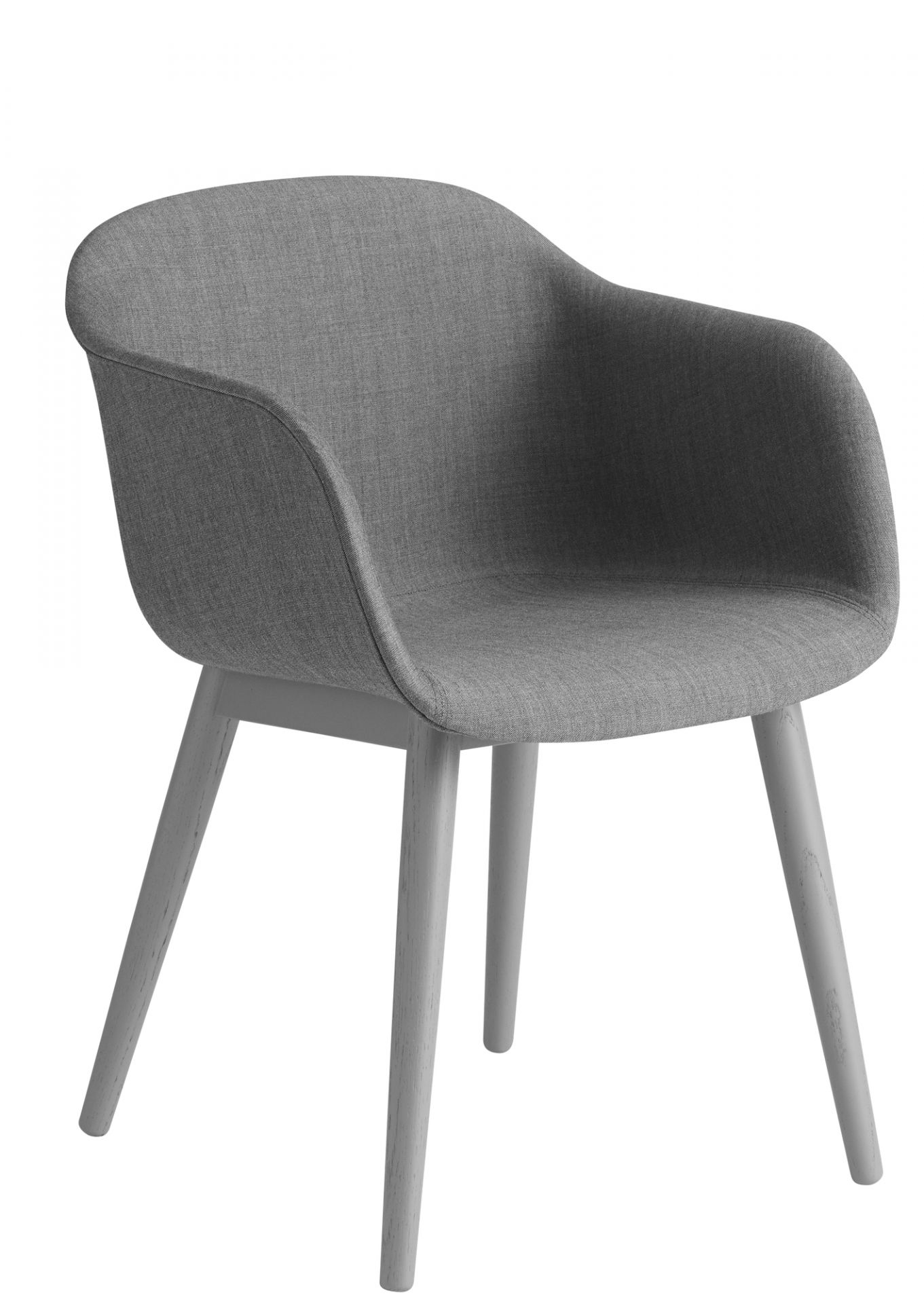 Fiber Armchair Wood Base Chair Muuto