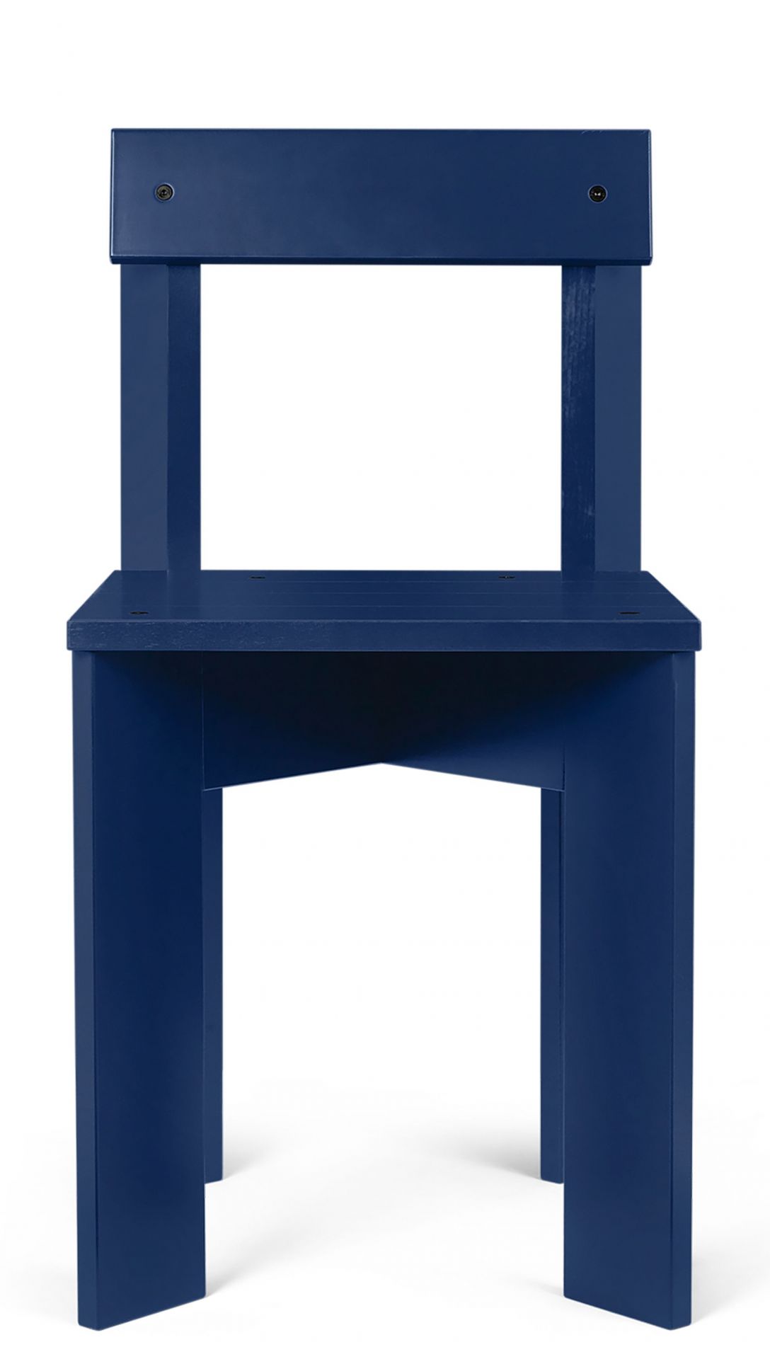Ark Dining Chair Ferm Living Beech blue lacquered Ark Dining Chair Ferm Living Beech blue lacquered