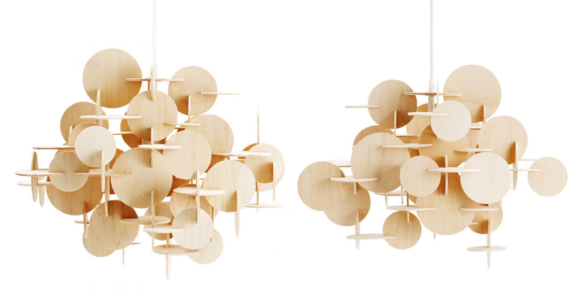 Bau Lamp Nature Pendant light Normann Copenhagen Small