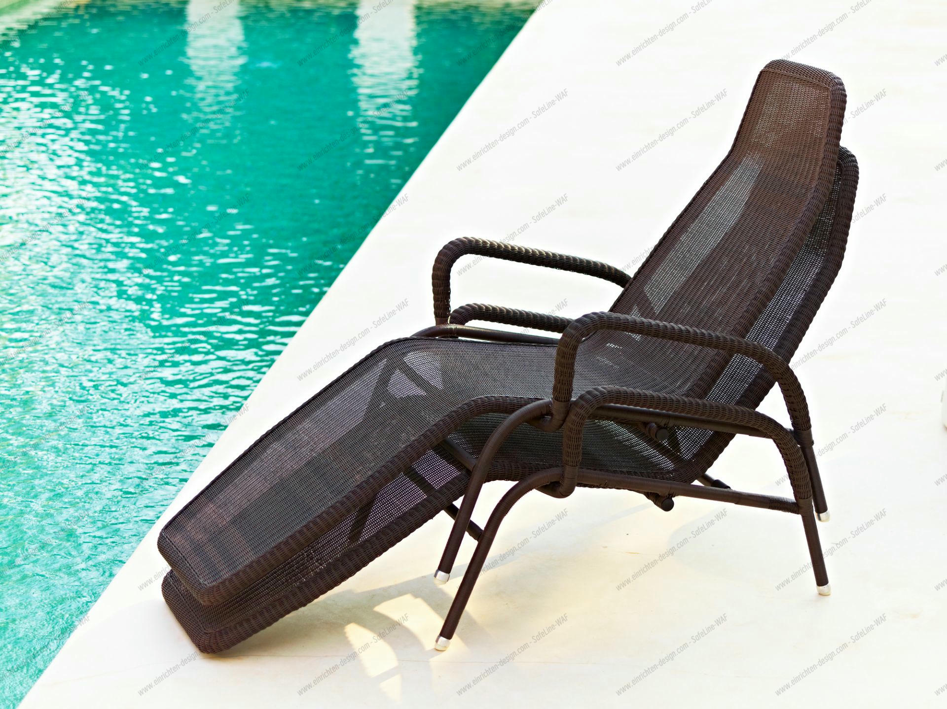 Sunrise Outdoor Sun lounger stackable Cane-Line
