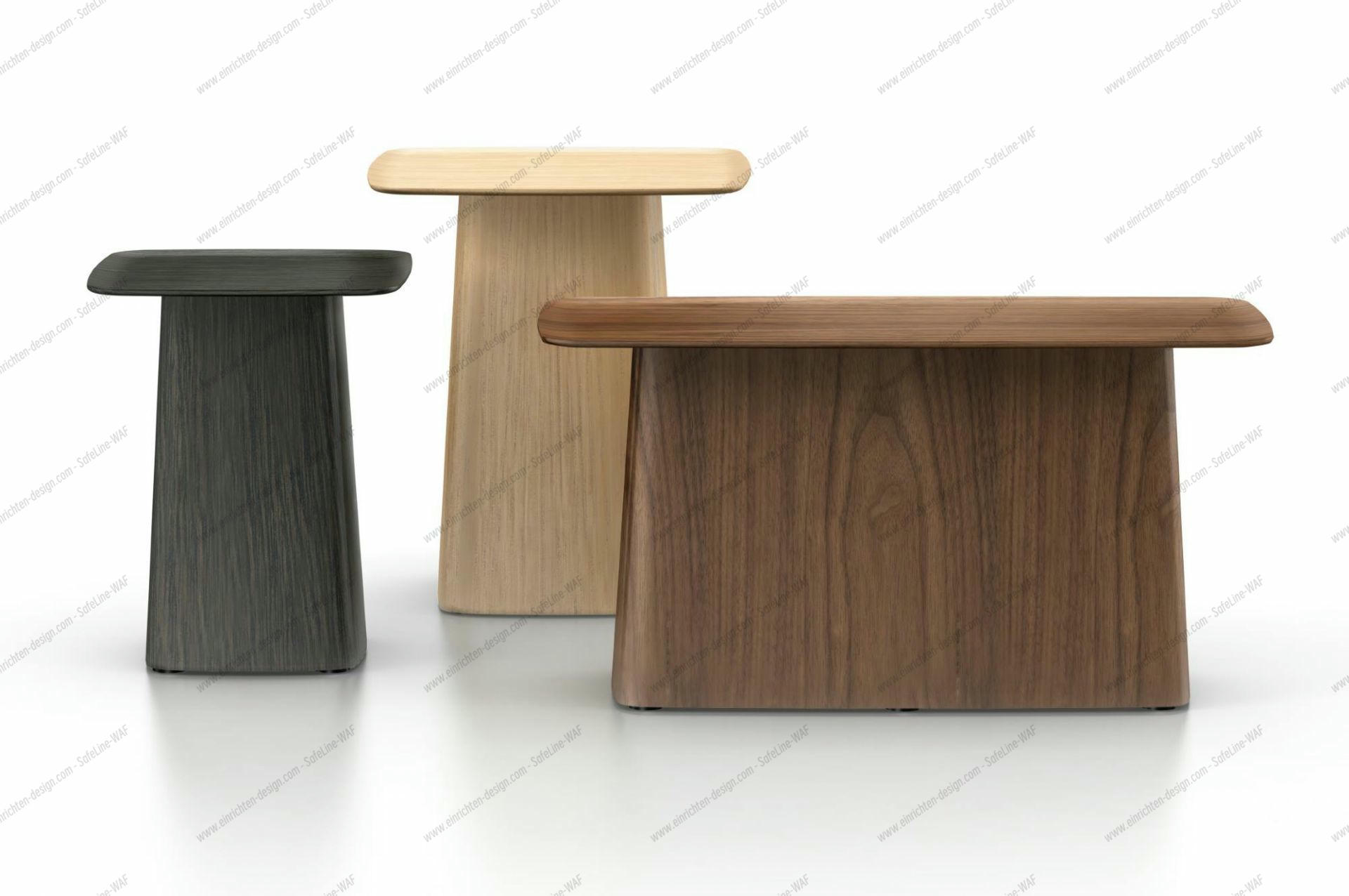 Wooden Side Table walnut large Vitra