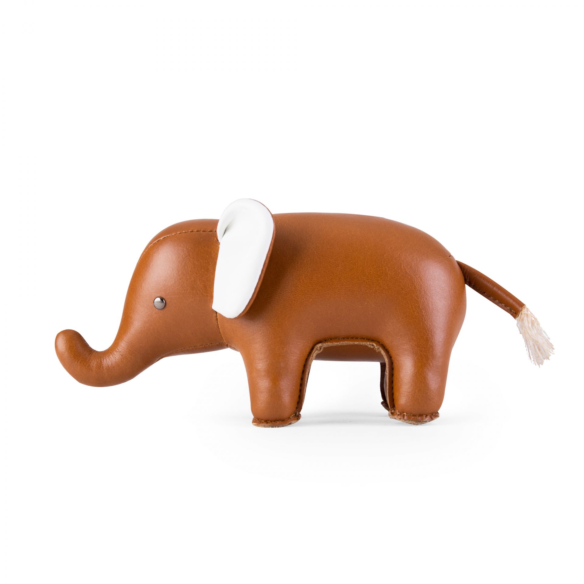 Paperweight Classic Elephant Tan/White Züny