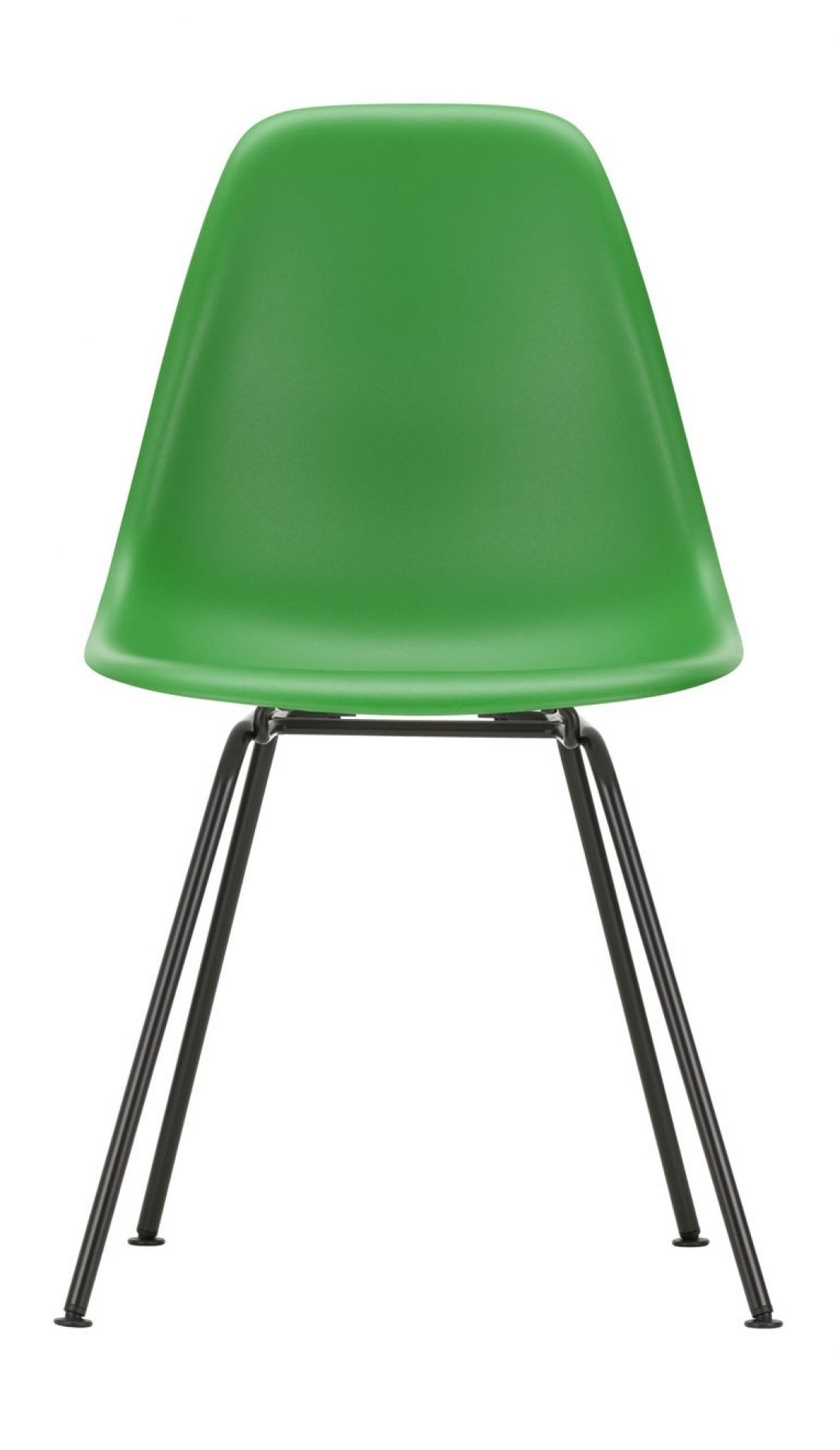 Eames Plastic Side Chair DSX Chair Vitra Chrome - White