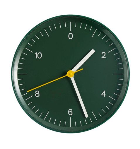 Wall Clock Wall Clock GREEN Hay SINGLE PIECES