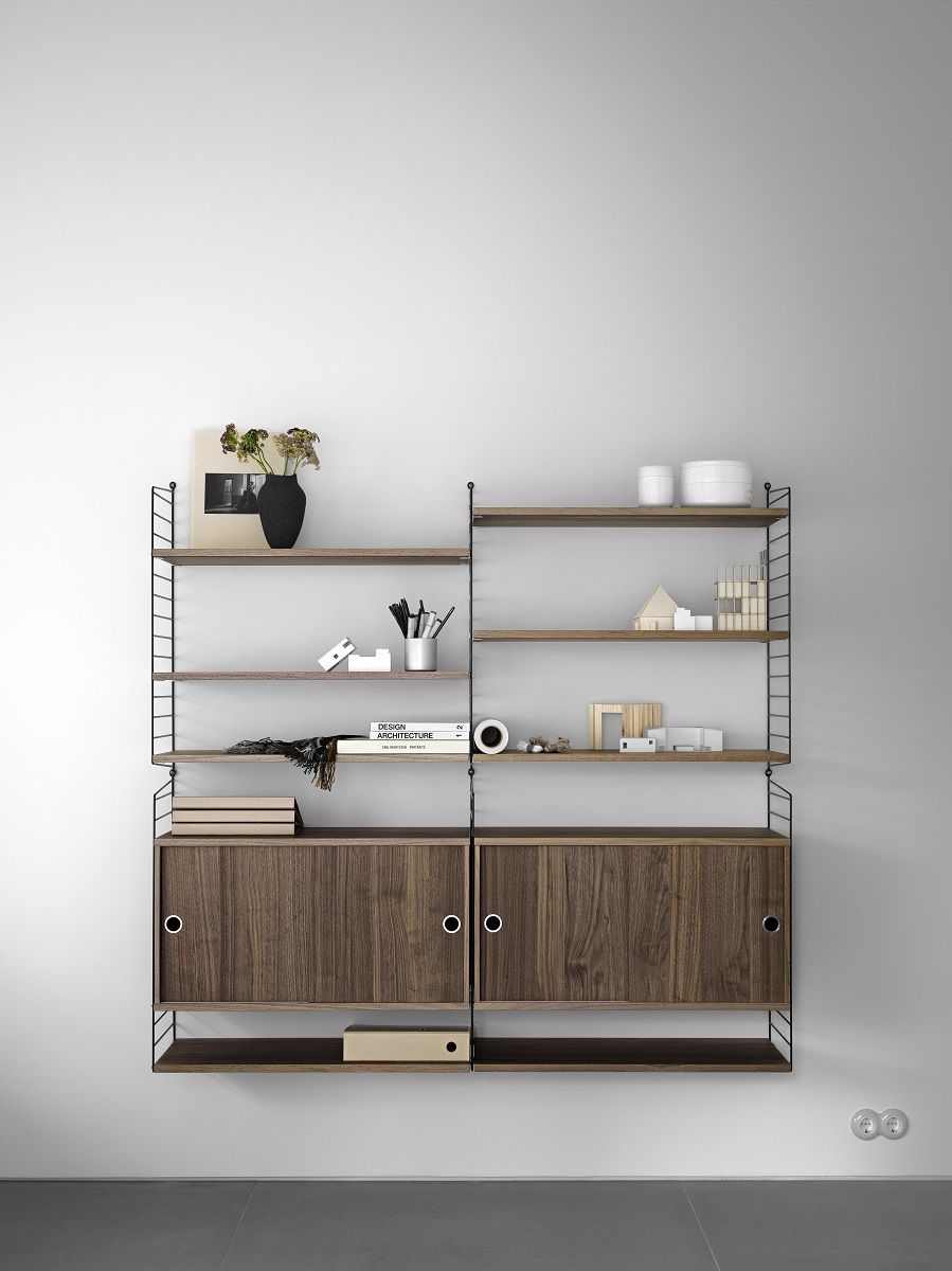String Shelving system / Wall shelf String Furniture SINGLE PIECES