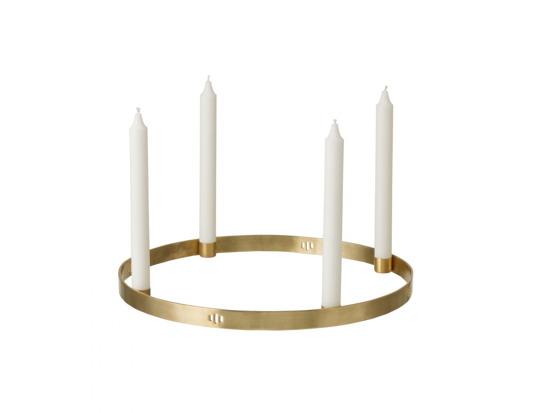 stap Inconsistent gemiddelde Candle Holder Circle large brass Ferm Living | FERM LIVING 5722