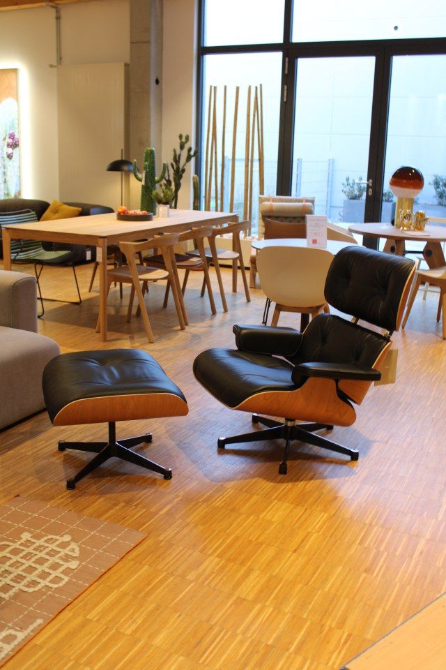 Eames Lounge Chair & Ottoman Sessel Vitra - AUSSTELLUNGSSTÜCK
