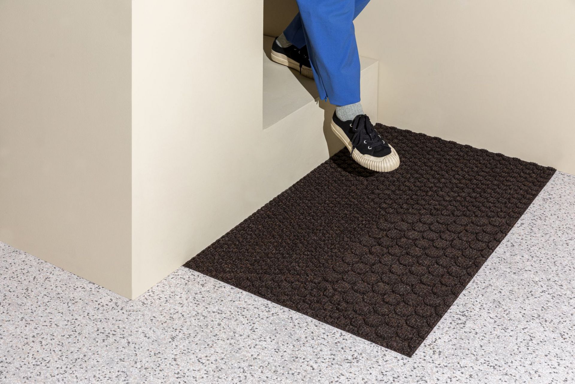 Hex Doormat Soil 45x75 Heymat