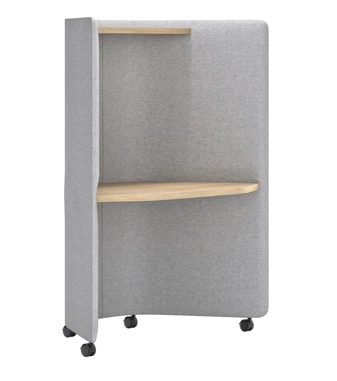 In Out Office ME2259 Office desk with sound-absorbing partitions Andreu World