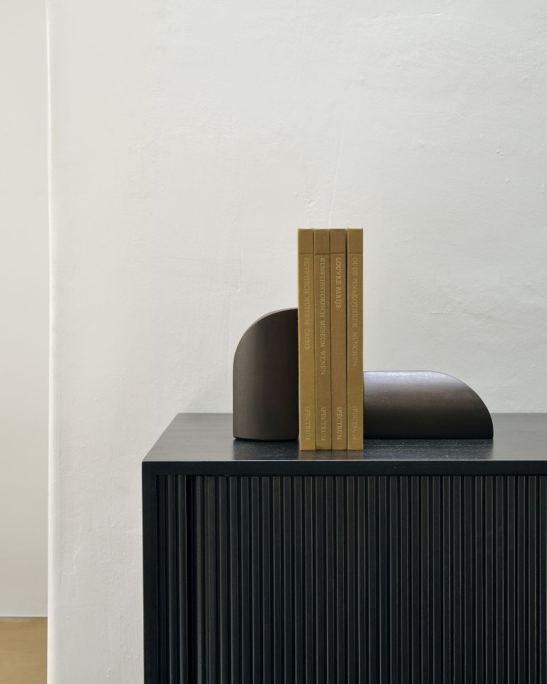 Roller Max Sideboard with 2 Doors Teak Black Ethnicraft