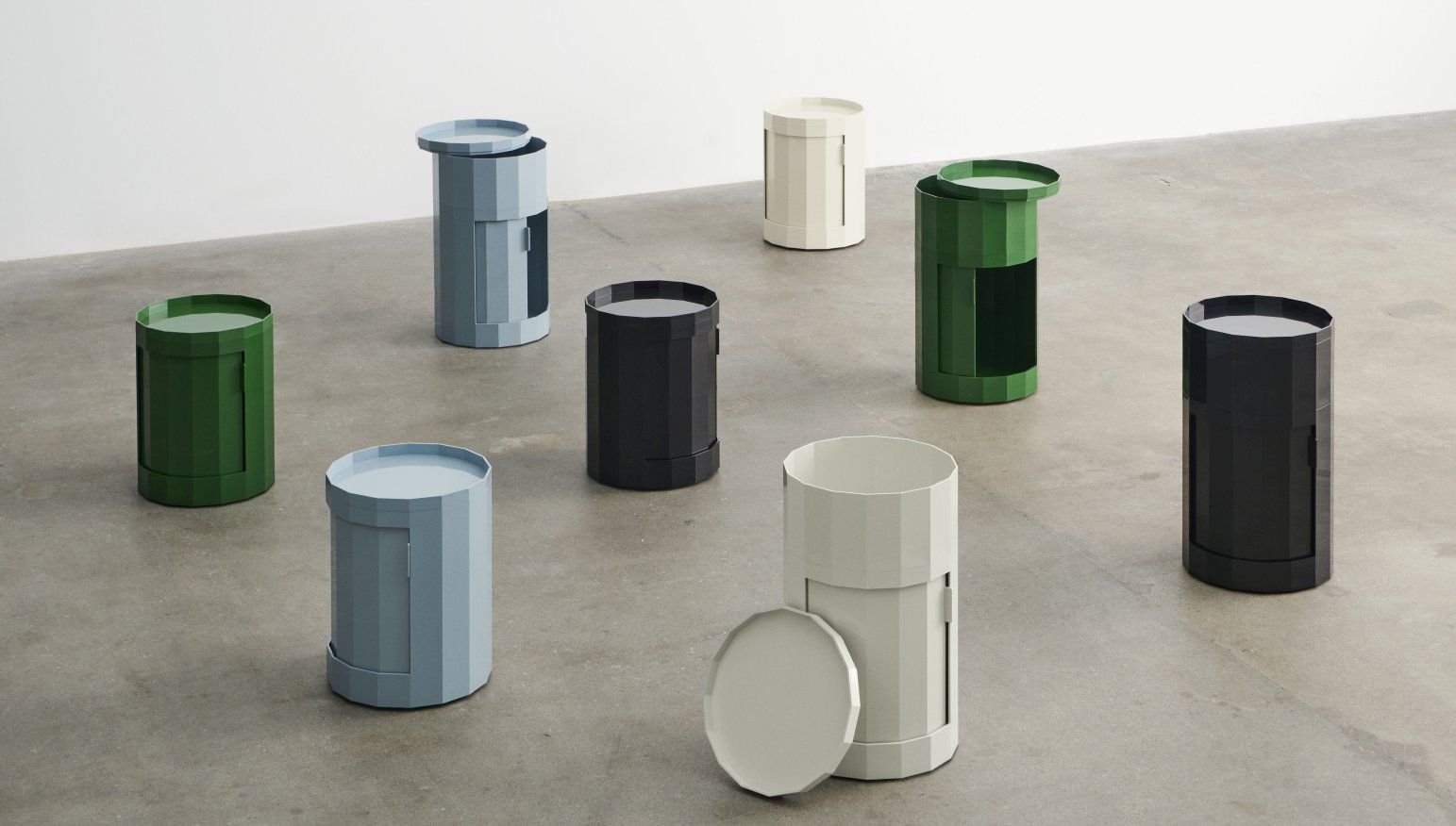 Facet Cabinet Low Storage Hay