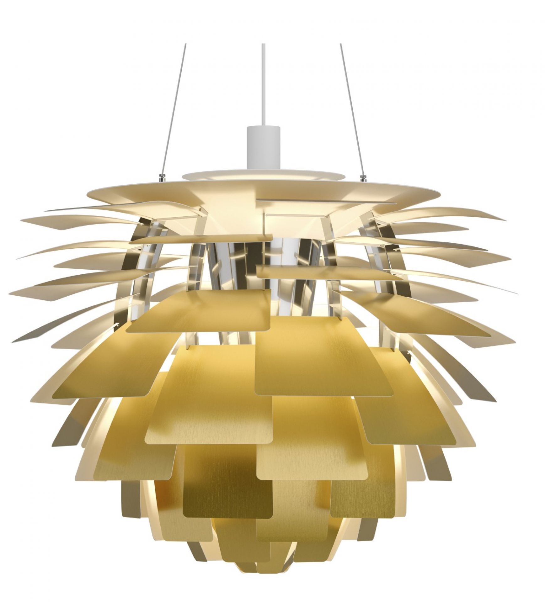PH Artichoke Pendant lamp Brass or Copper Louis Poulsen