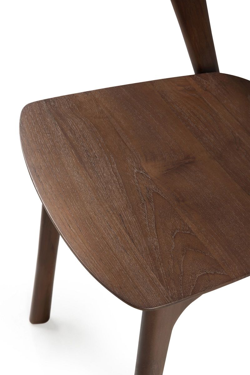 Bok Chair Teak lacquered dark brown Ethnicraft