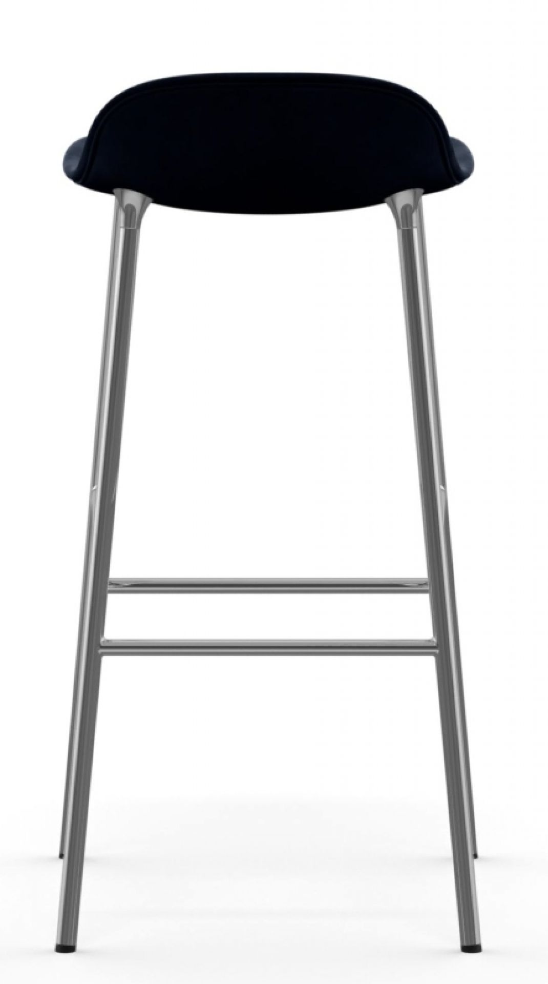 Form Barstool  H 75 cm Steel Upholstered Normann Copenhagen