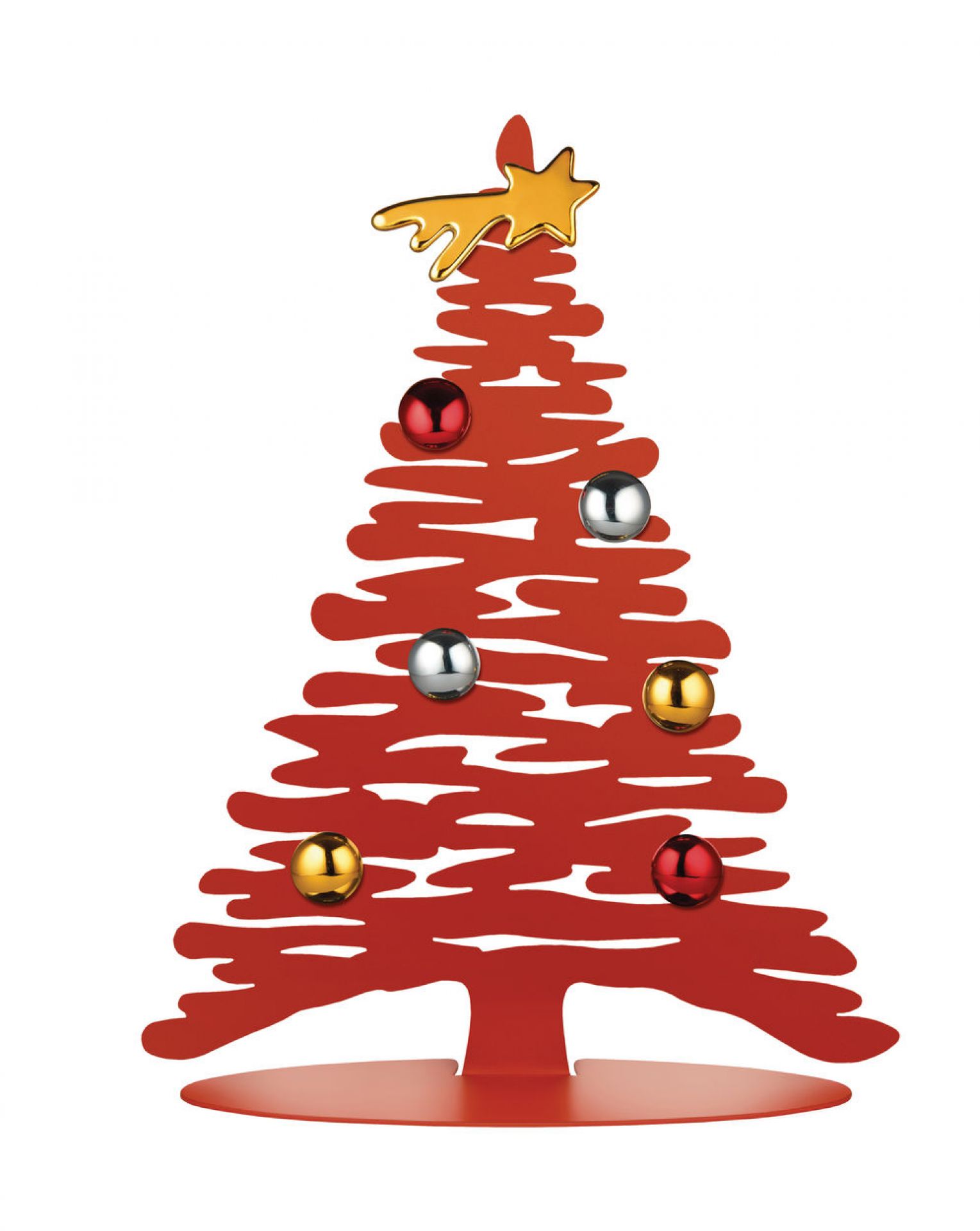 Bark for Christmas Christmas decoration small BM06 30 Red Alessi SINGLE PIECE