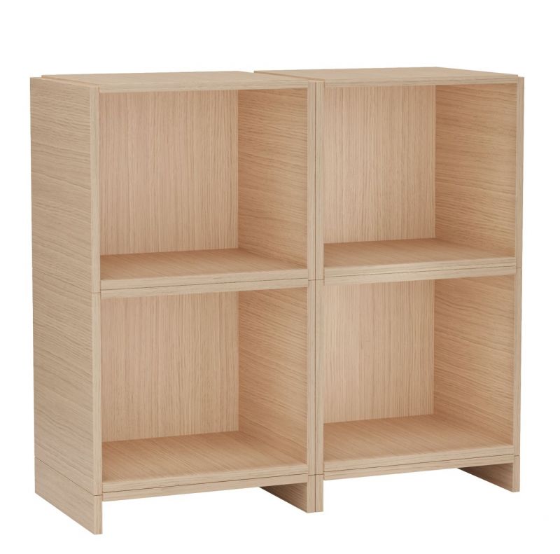 Bricks System E Shelf Woud