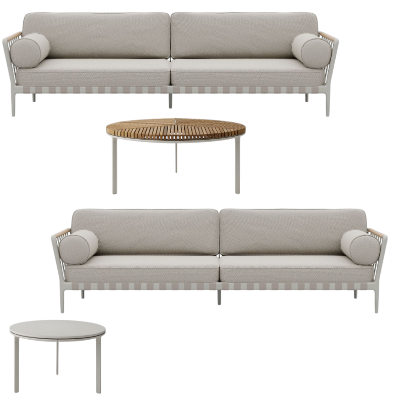 Open-Air Outdoor Set 1 Lounge Large Vipp