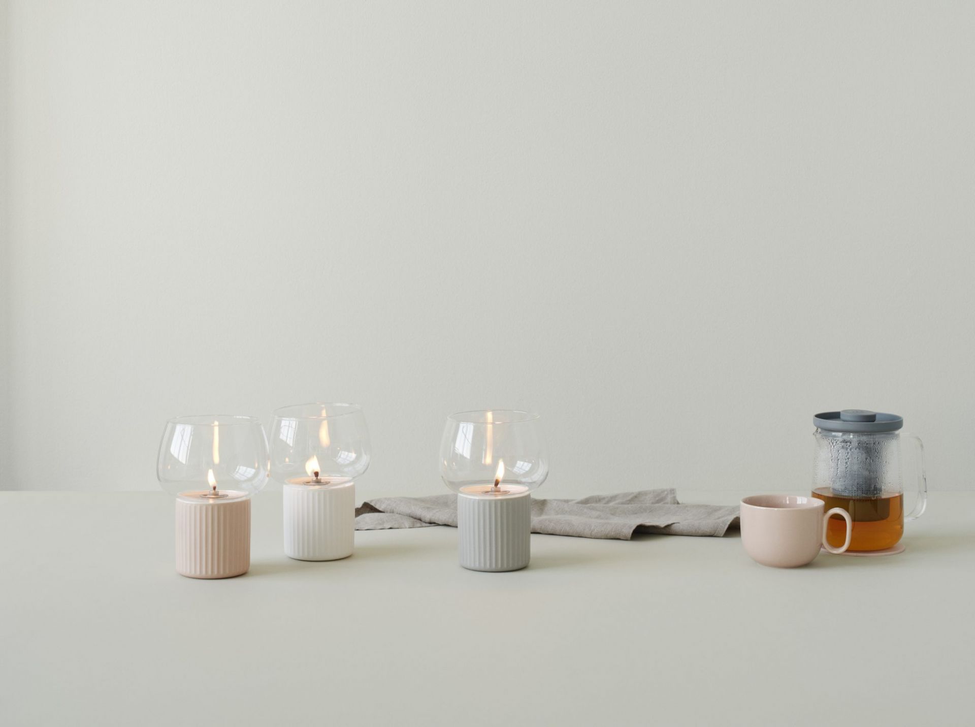 Hygge Hurricane Wind Light RIG TIG by Stelton Grey SINGLE PIECES