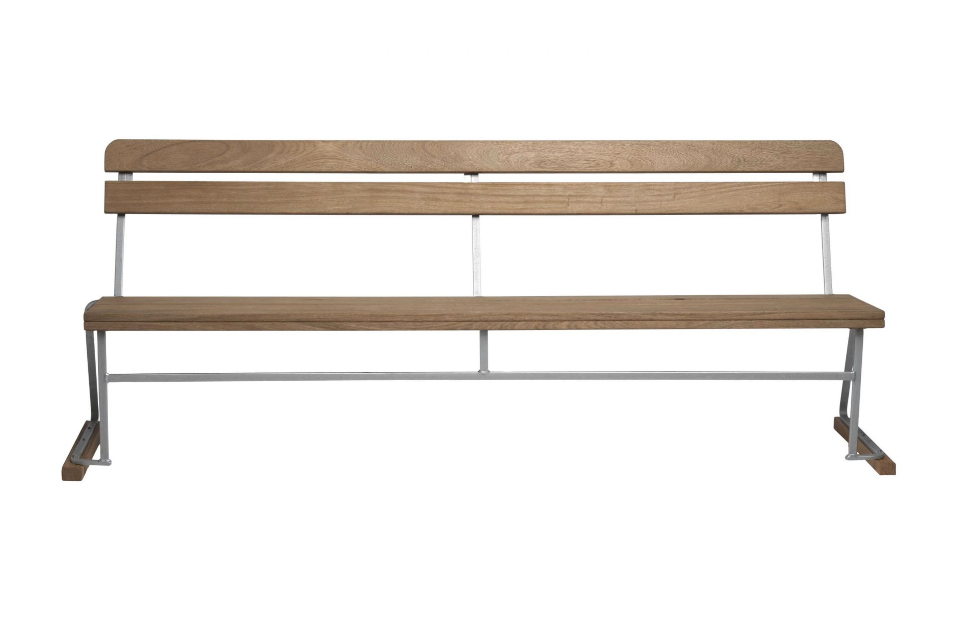 Sofa 5 Bench with Backrest Oak Grythyttan Stalmöbler