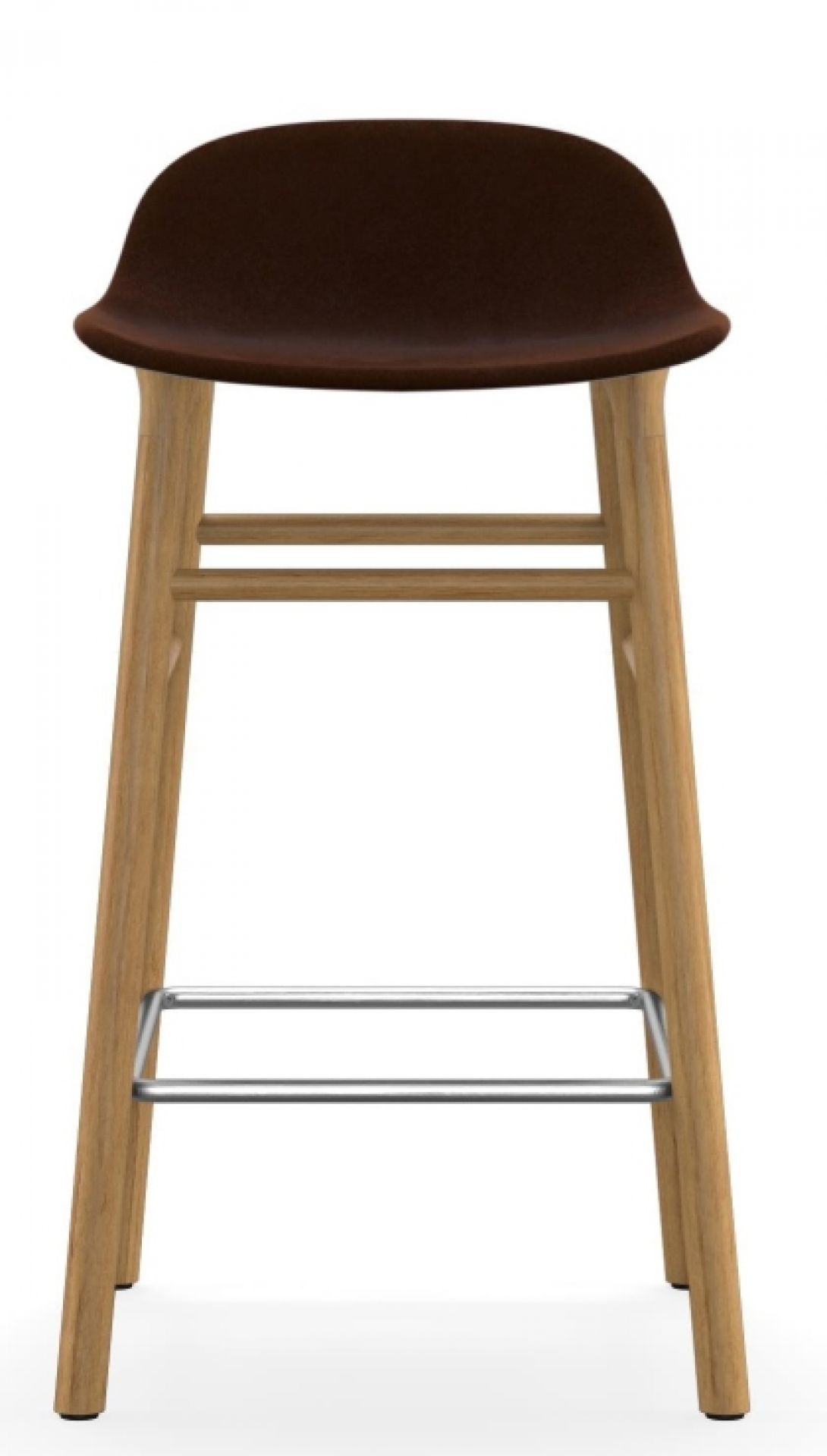 Form Barstool  H 65 cm Oak Upholstered Normann Copenhagen