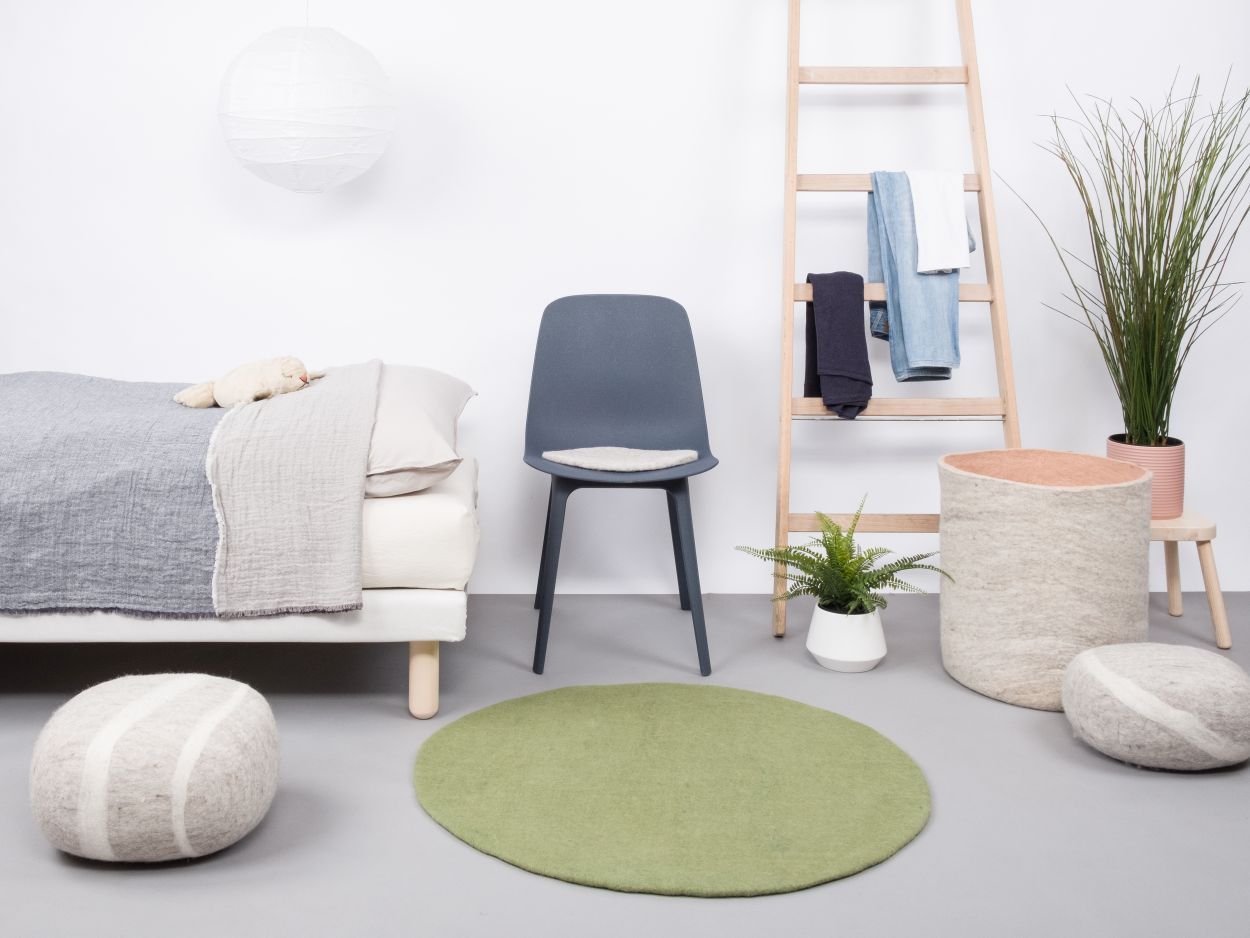 Mono Round Felt Rug Ø 160 cm myfelt