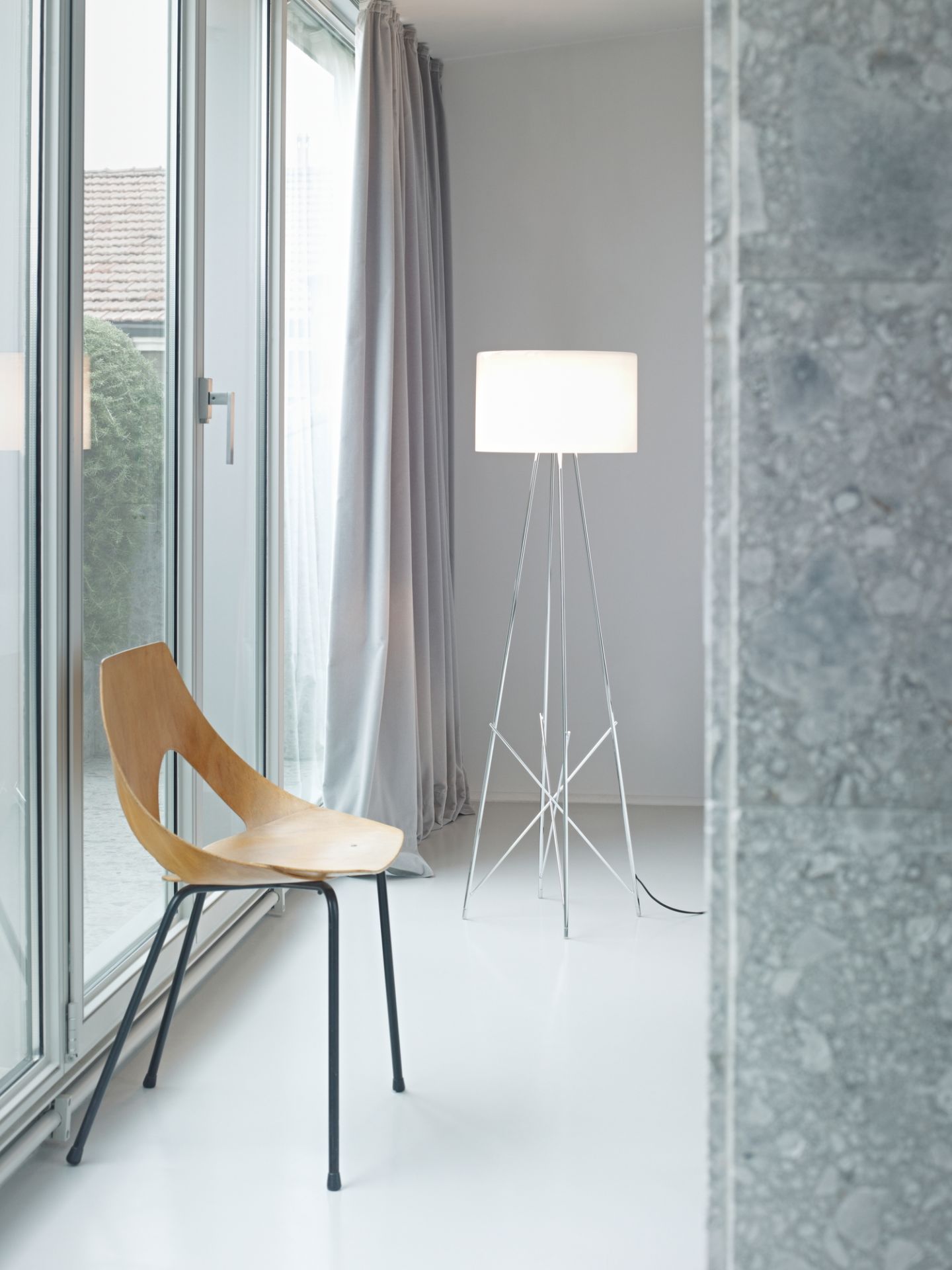 Ray F2 Floor lamp Flos glass