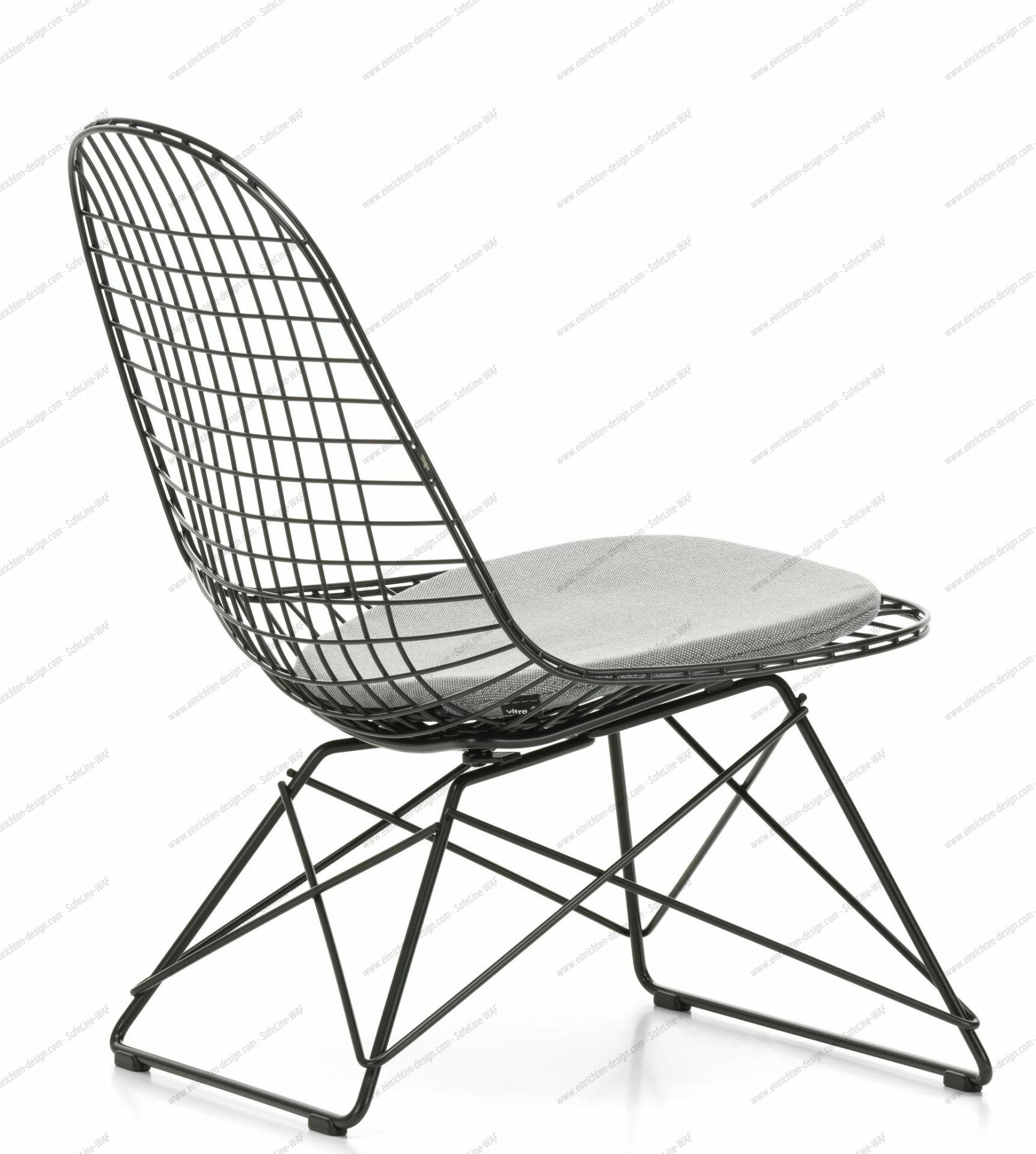 LKR-5 Wire Chair Chair with Seat Cushion Vitra