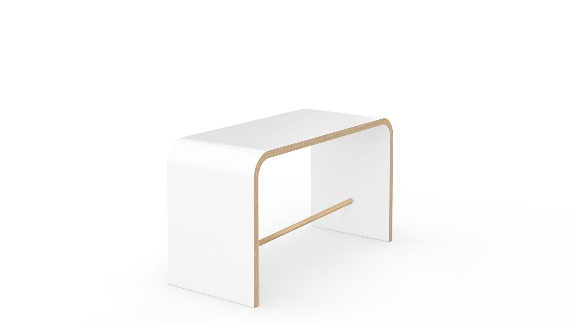 Sit stool white Tojo