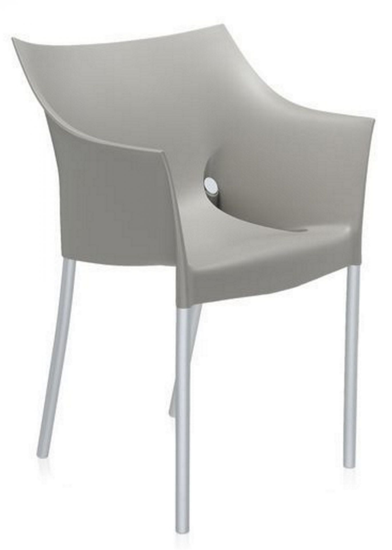 Dr. No Stuhl MEDIUM GREY Kartell SINGLE PIECES
