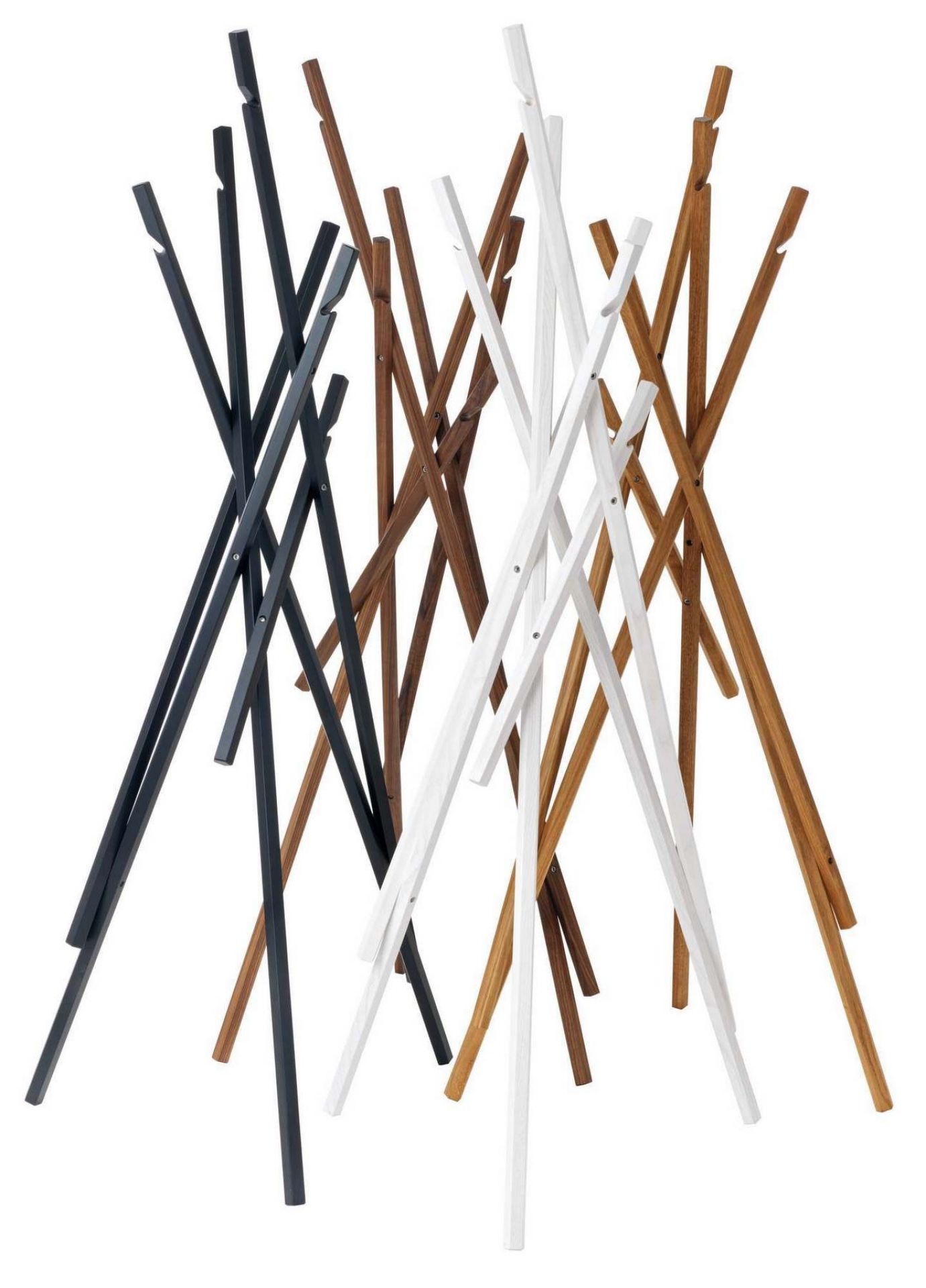 Sticks coat rack WALNUT Schönbuch SINGLE PIECES
