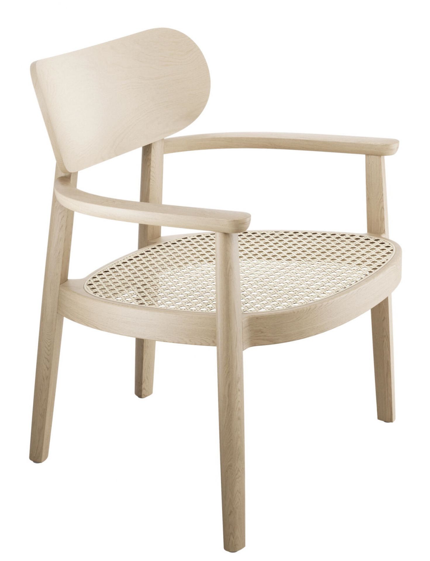 Wooden armchair with armrests 119 MF Thonet 