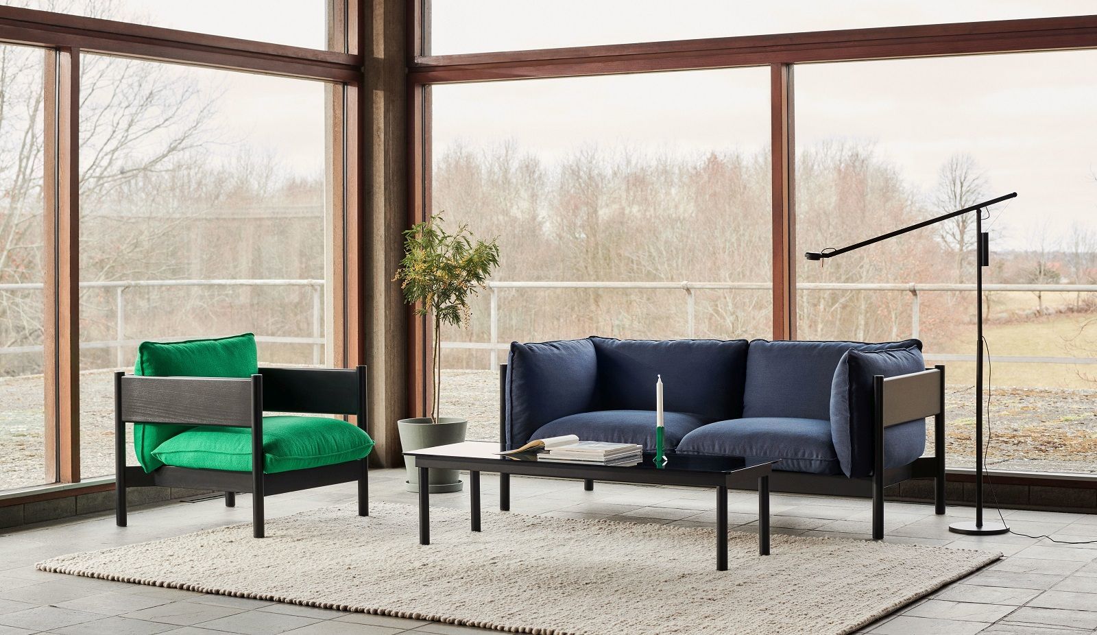 Arbour Eco Sofa 2-seater Hay