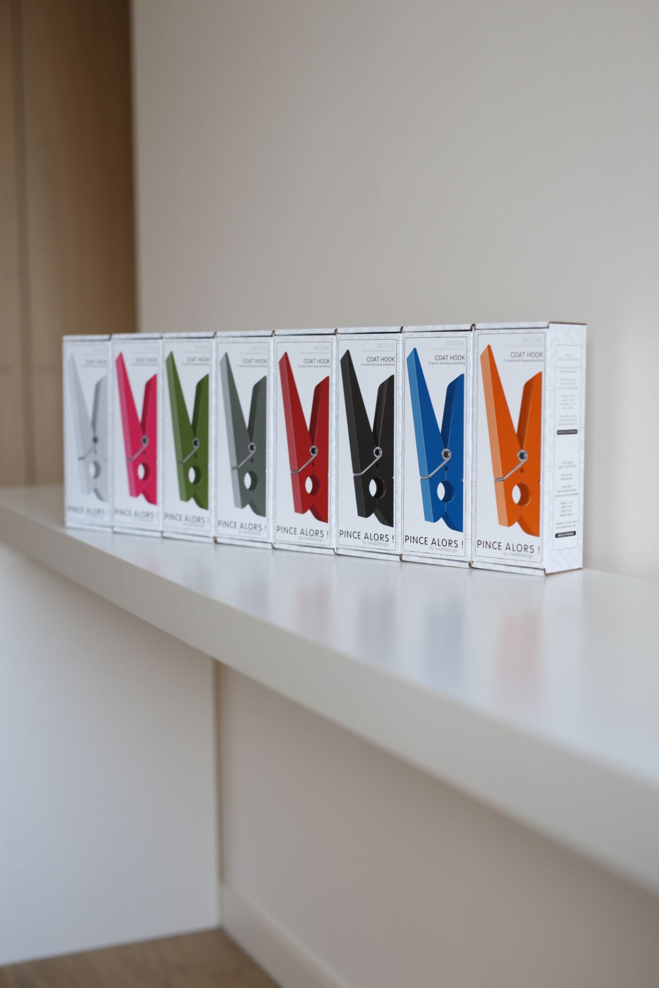 Pince Alors Coat Hook Swabdesign Blue