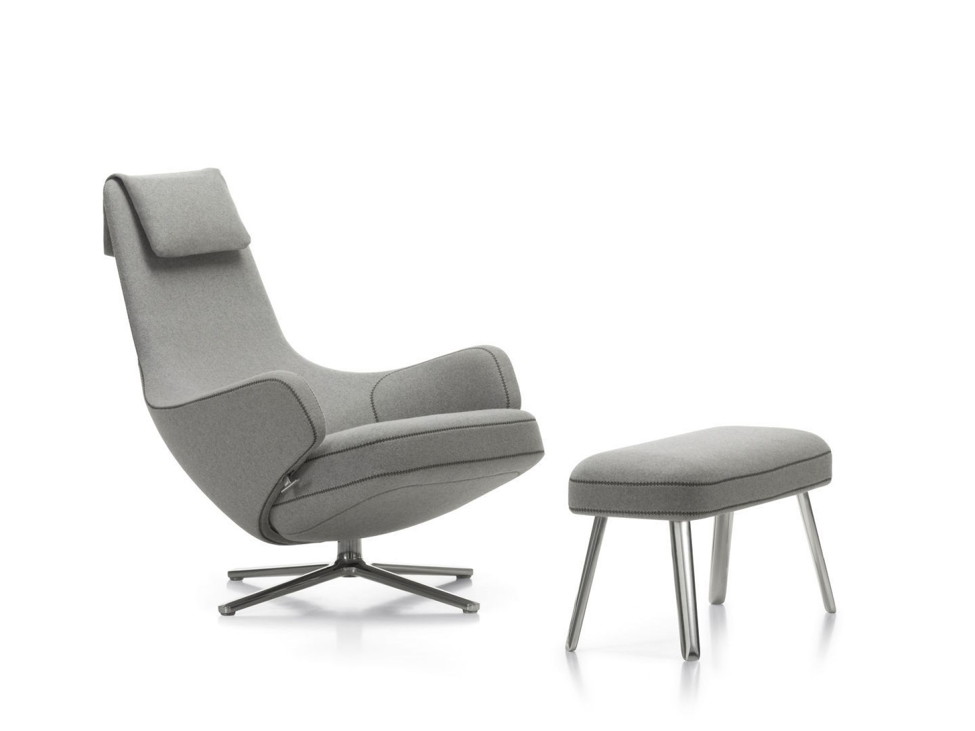 Repos armchair + Panchina B 75 cm Vitra