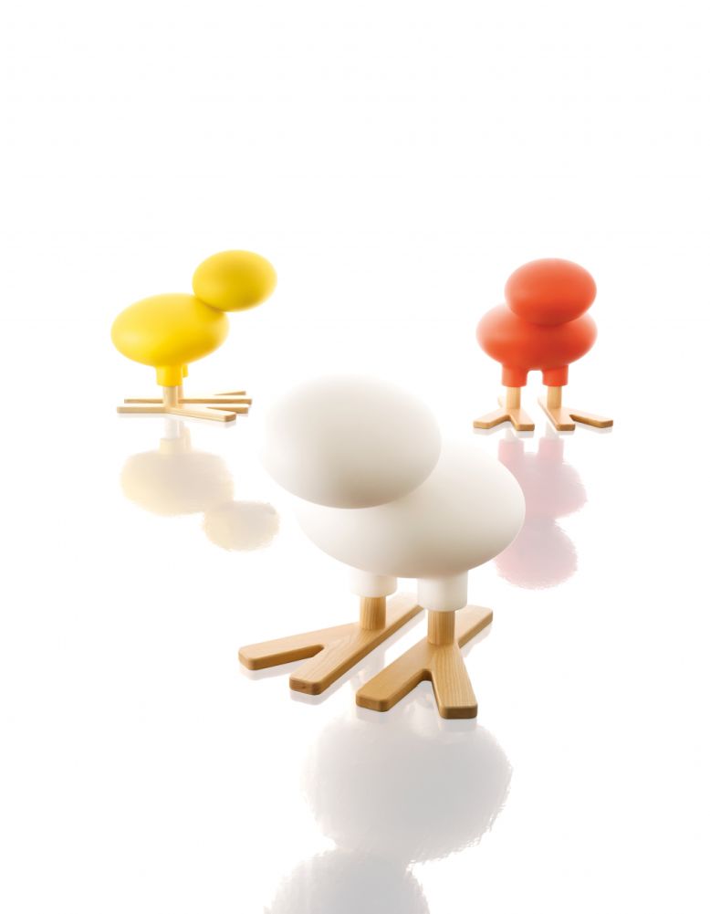 Happy Bird figurine yellow Magis