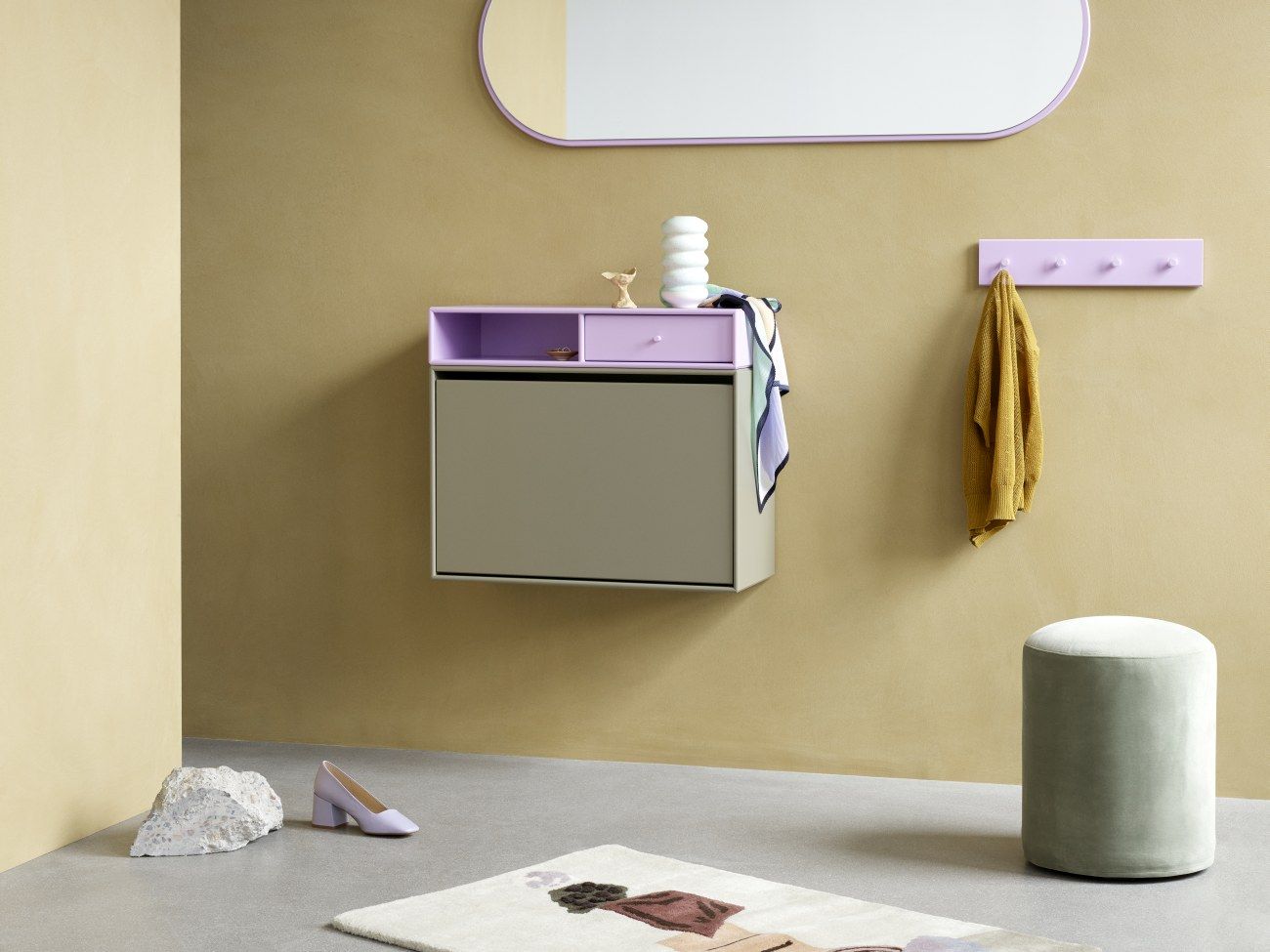 Colour Frame Mirror Figure Mirror Montana 