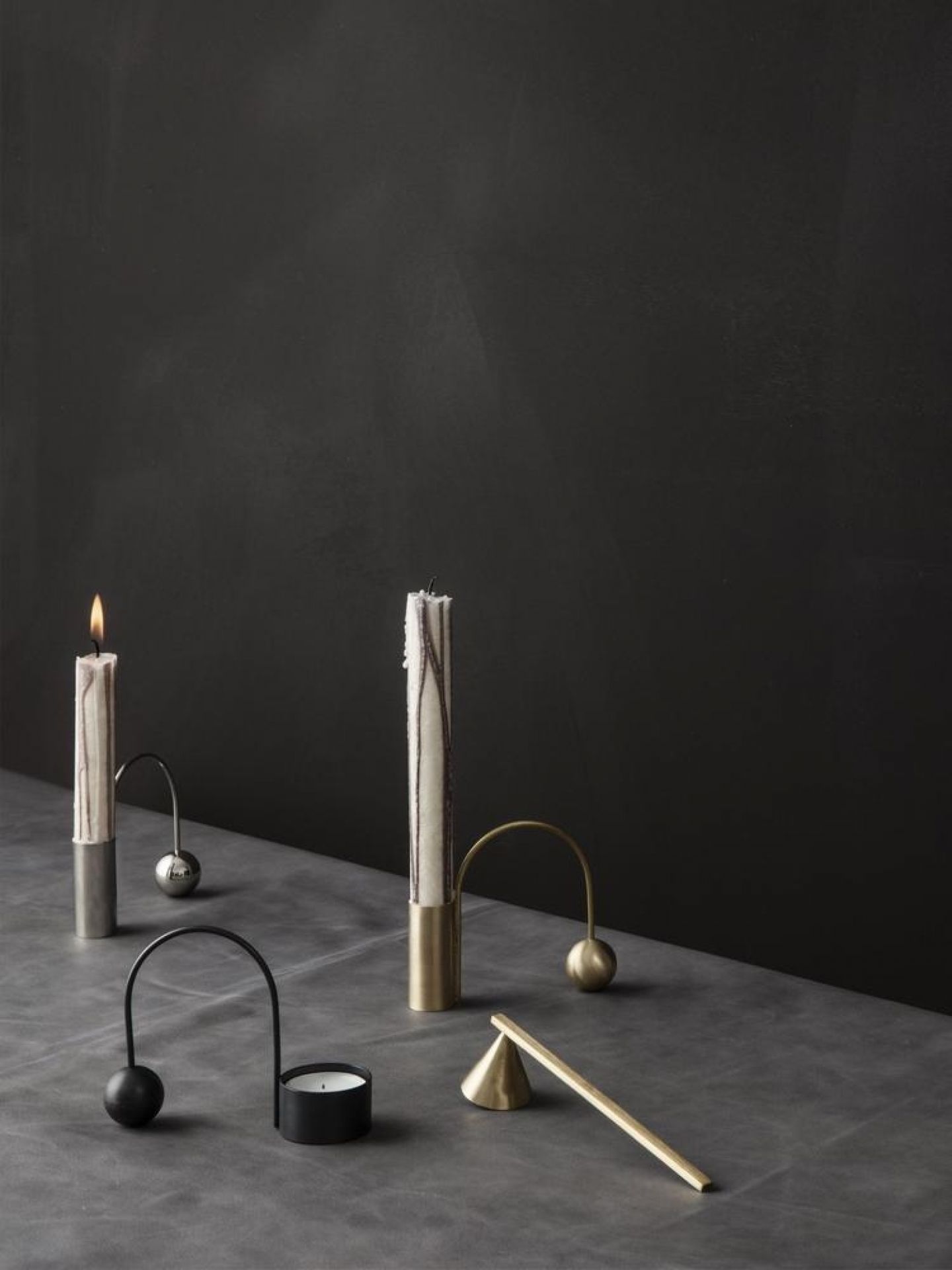 Brass Extinguisher Candle snuffer Ferm Living SINGLE PIECE