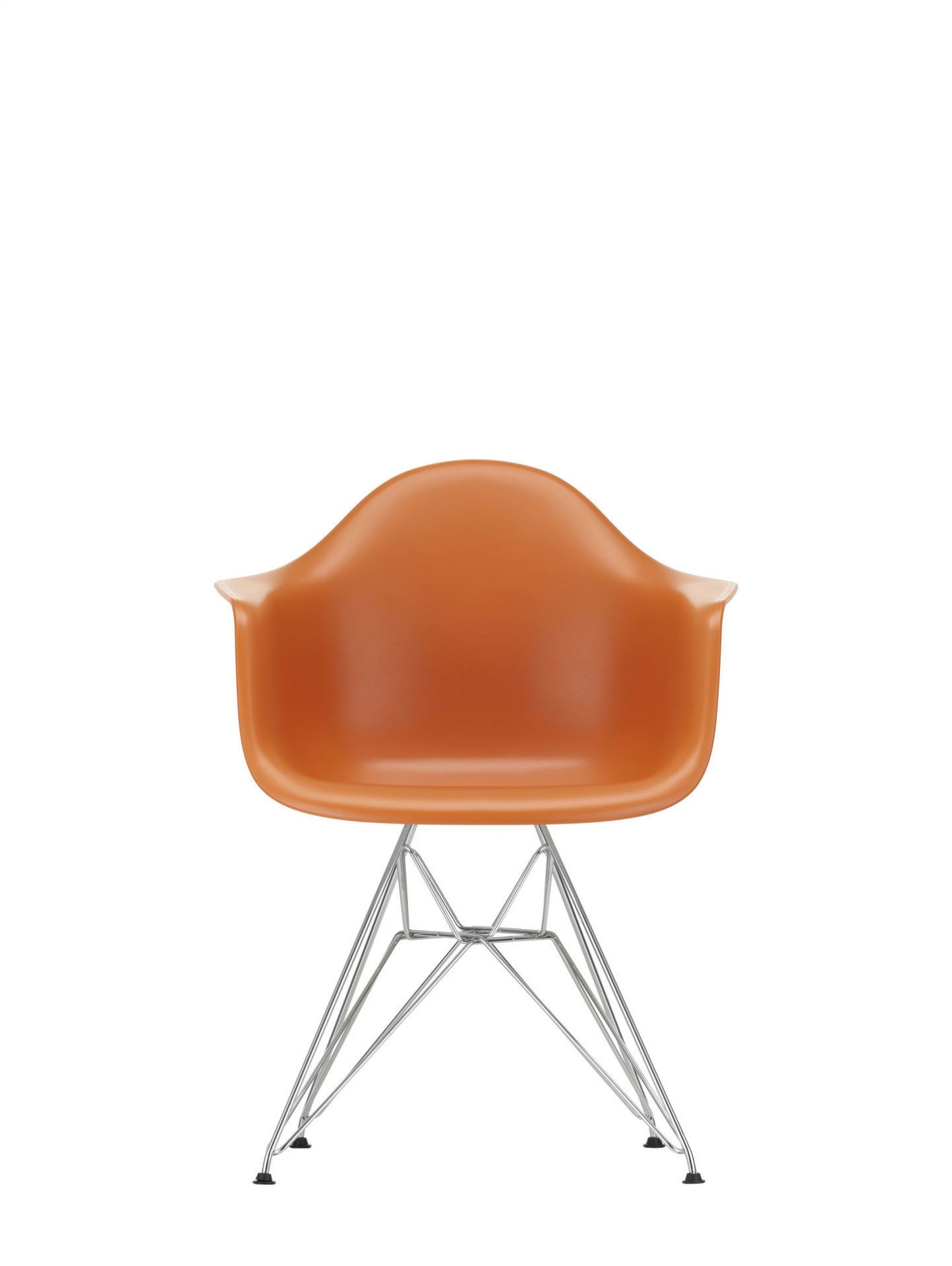 Eames Plastic Arm Chair DAR Chair Vitra Black - Sea blue