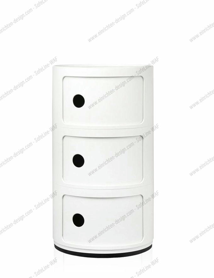 Componibili 4967 3-er Element Kartell-weiss