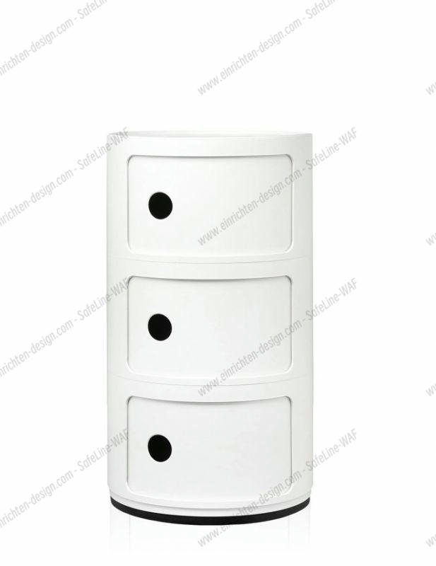 Componibili 4967 3-er Element Kartell-weiss