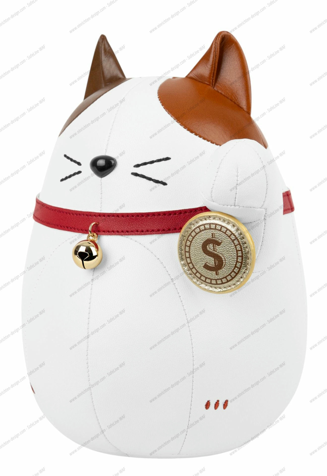 Bookend Lucky Cat Fu Tan / White Züny 