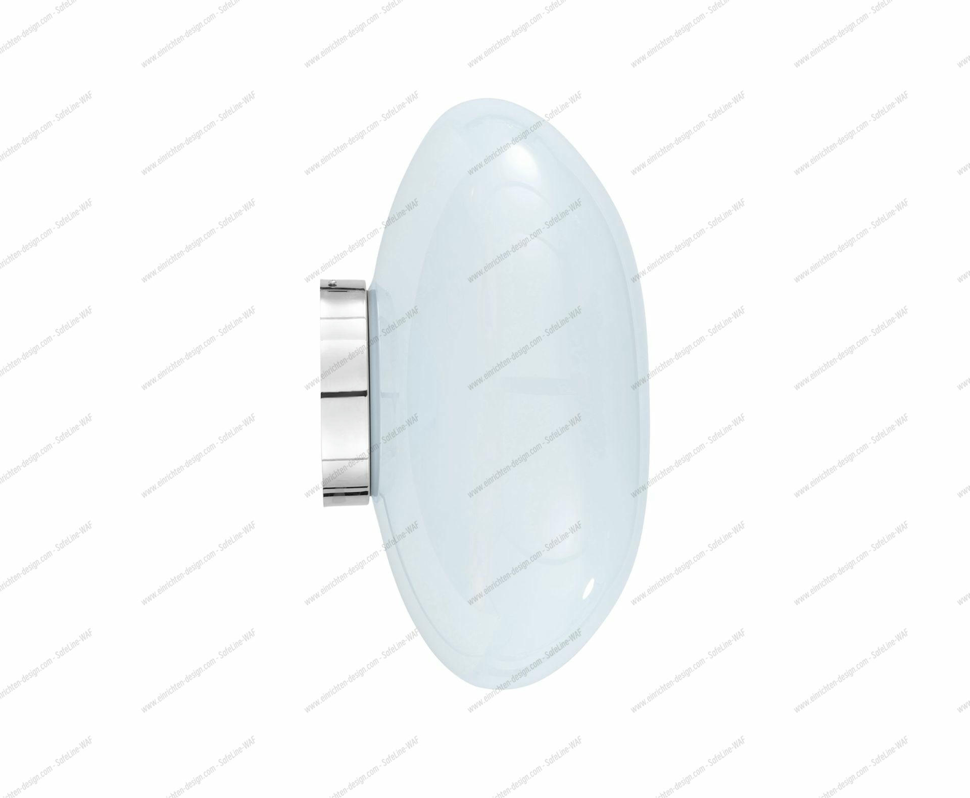 Melt Surface LED Wall Light Opal - Silver Tom Dixon
