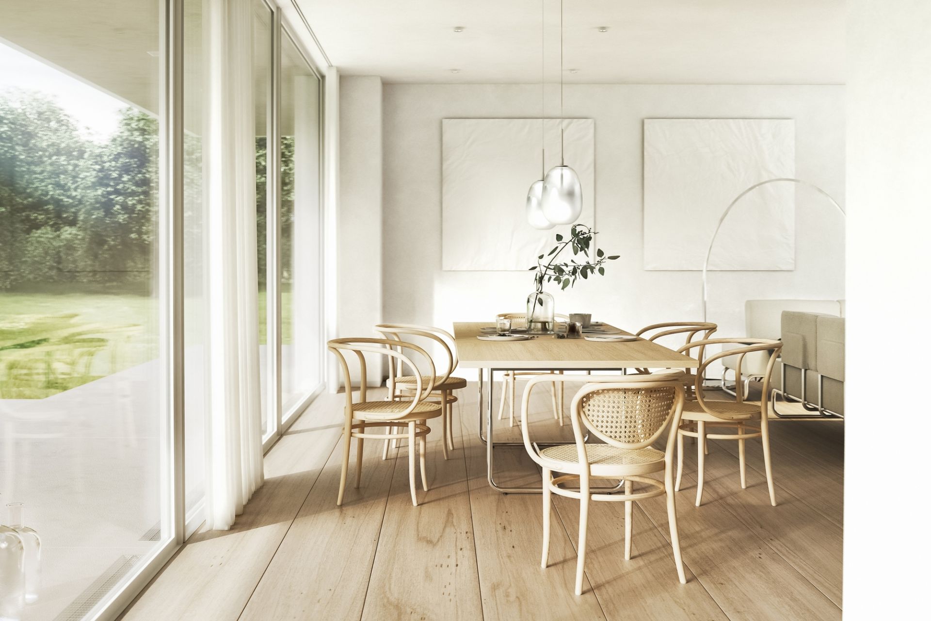 S 1070 Dining table Thonet