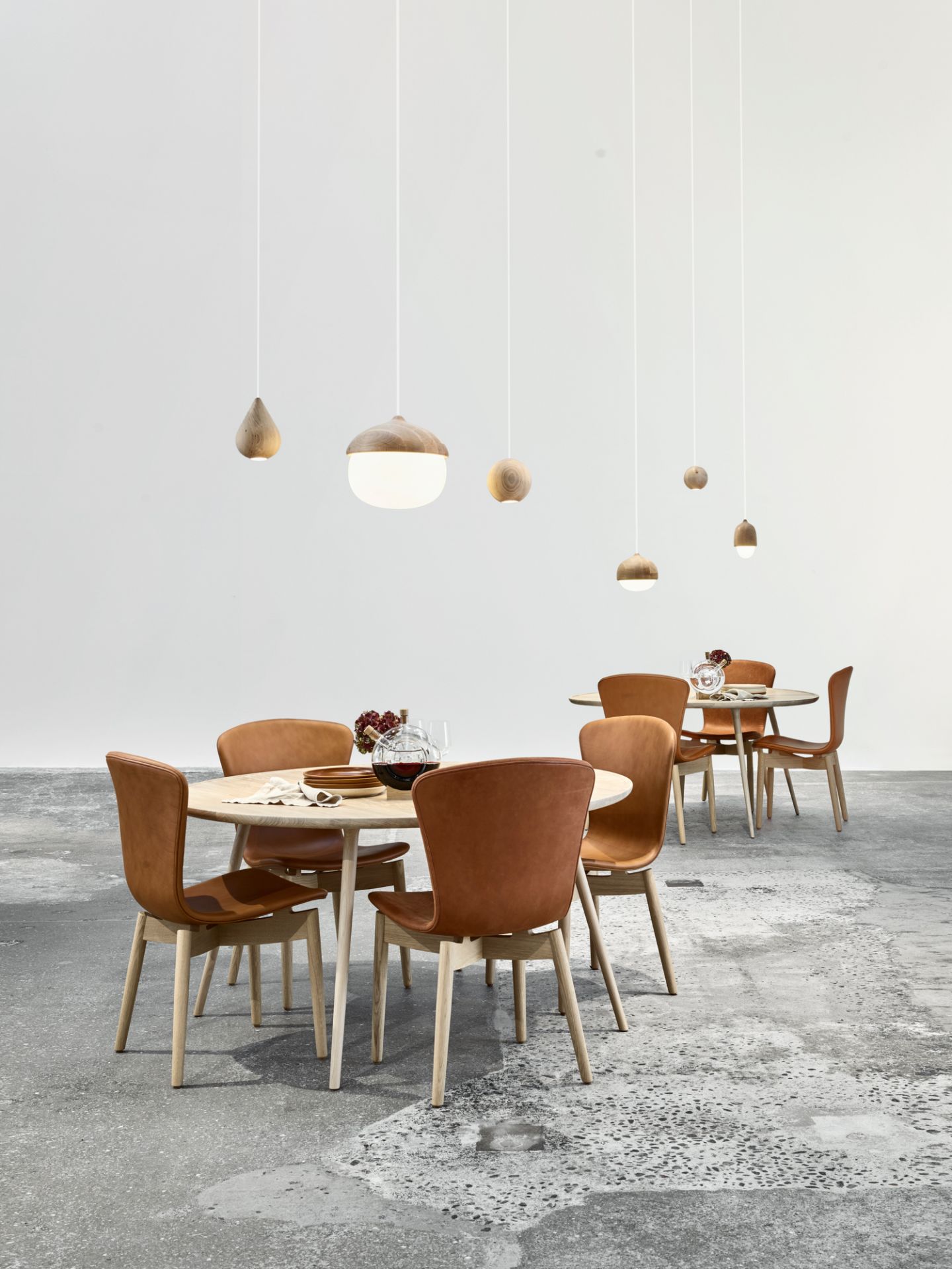 Terho Pendant Lamp Linden wood Medium Mater