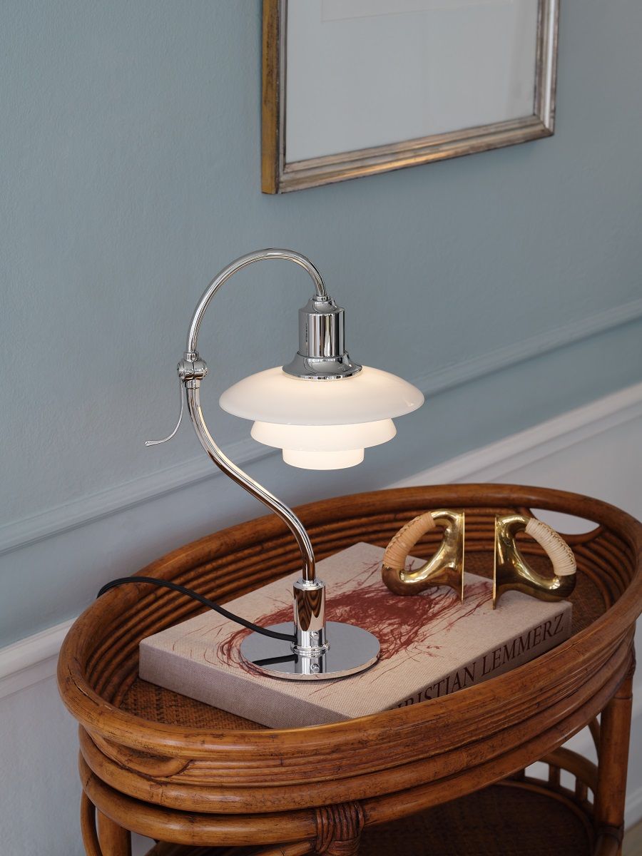 PH 2/2 Question Mark table lamp Chrome Louis Poulsen LIMITED EDITION SINGLE PIECES